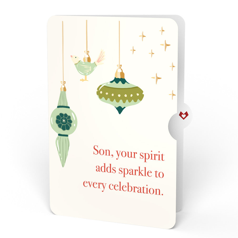 Christmas Cat Stockings Pop-Up Card and Sentiment Set for Son
