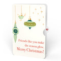 Under the Tree Merry Christmas Loooooong Card™ (Expands to 2 feet) and Sentiment Set for Friend