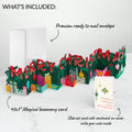 Under the Tree Merry Christmas Loooooong Card™ (Expands to 2 feet) and Sentiment Set for Teacher