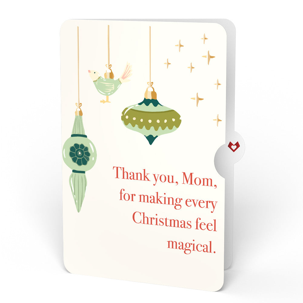 Christmas Eve Sleigh Ride Music and Lights Pop-Up Card and Sentiment Set for Mom