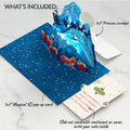 Christmas Eve Sleigh Ride Music and Lights Pop-Up Card and Sentiment Set for Family