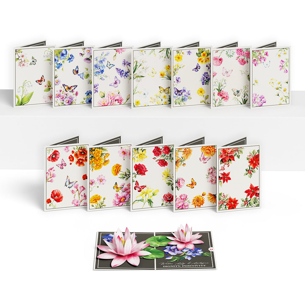 Born to Bloom: A Year of Birth Month Flowers 12-Pack