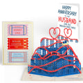 Love Rollercoaster Pop-Up Card and Anniversary Sentiment Set for Husband