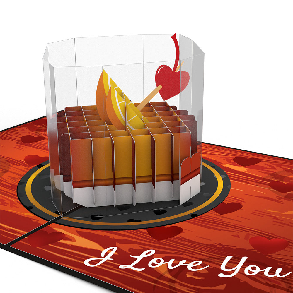 Old Fashioned Love Pop-Up Card and Full of Hearts Valentine Sentiment Set for Husband