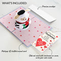 French Love Dog Plushpop Card and Full of Hearts Valentine Sentiment Set for Husband
