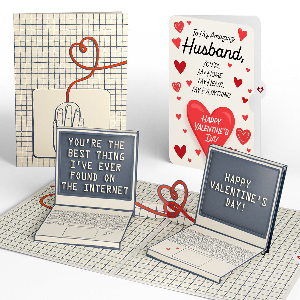 Best Thing I've Found on the Internet Valentine's Day Pop-Up Card and Sentiment Set for Husband