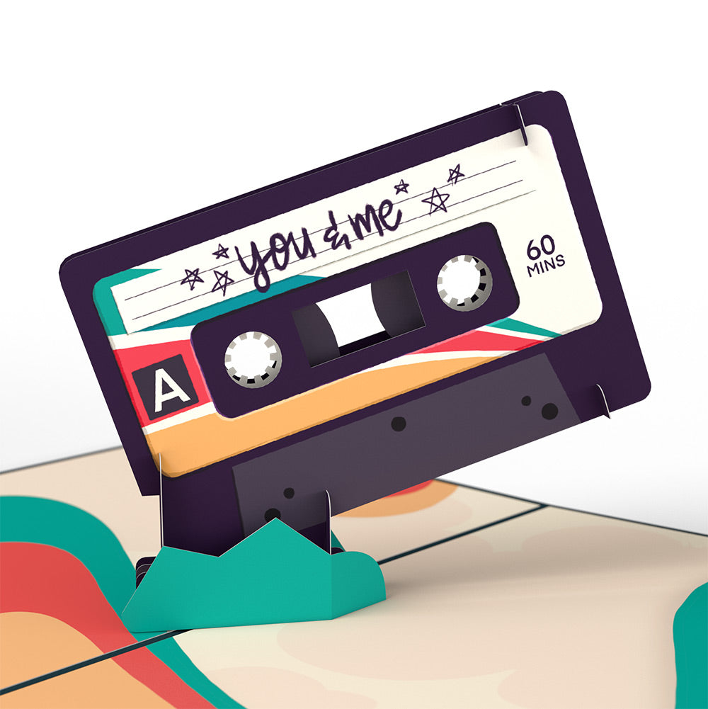 The Perfect Mixtape Valentine Pop-Up Card and Sentiment Set for Husband