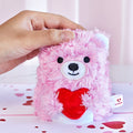 'You Make Me Beary Happy' Valentine Plushpop Card and Sentiment Set for Husband