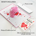 'You Make Me Beary Happy' Valentine Plushpop Card and Sentiment Set for Husband