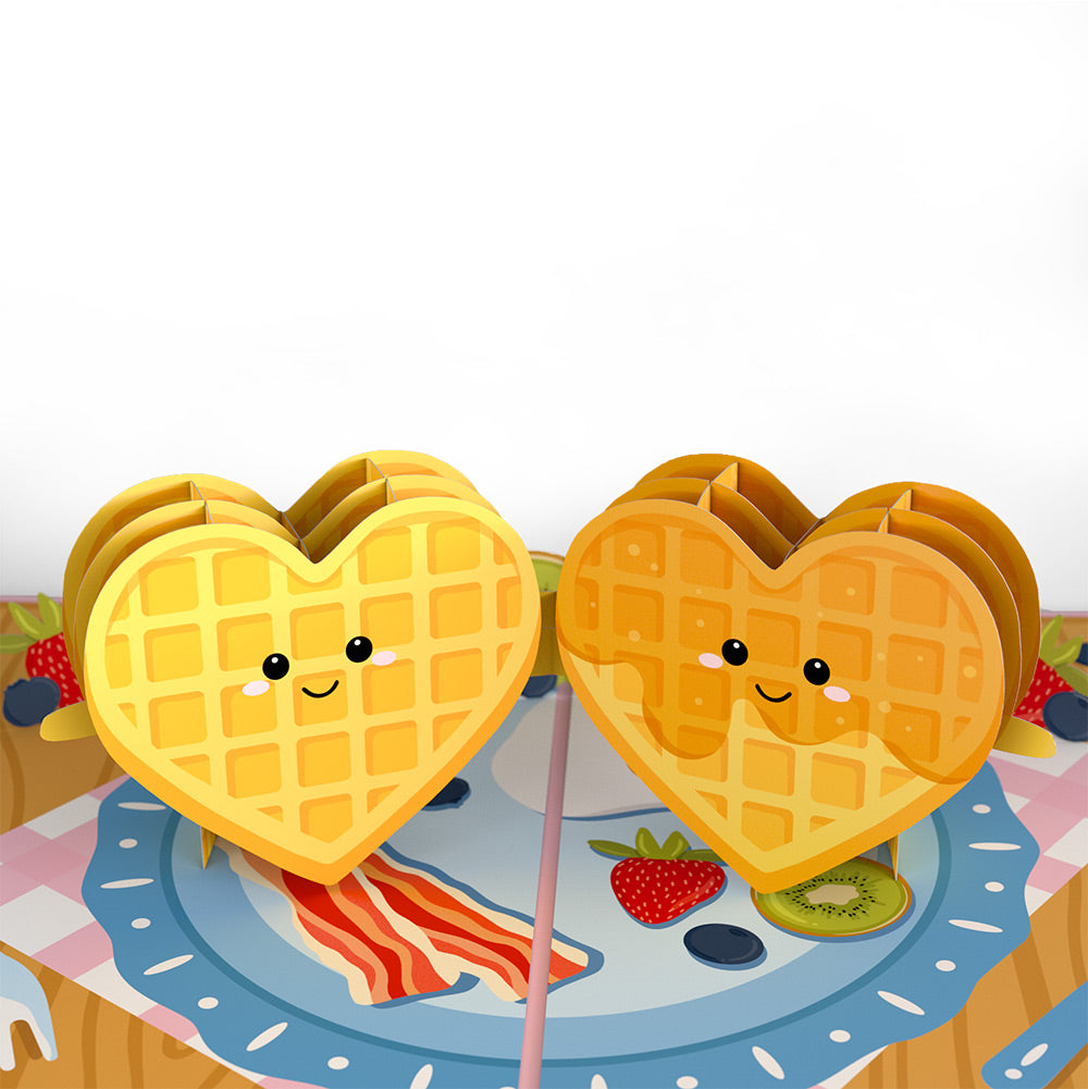 Like You a Waffle-Lot Valentine Pop-Up Card and Sentiment Set for Daughter