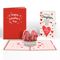 Valentine's Day Basket Pop-Up Card and Sentiment Set for Daughter
