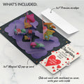Together We are Magic Mushrooms Valentine Pop-Up Card and Sentiment Set for Daughter