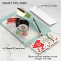 Soy Glad You're in My Life Sushi Valentine Pop-Up Card and Sentiment Set for Daughter