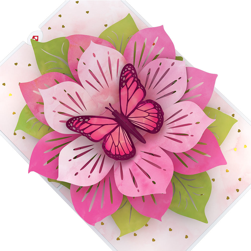 Valentine’s Day Butterfly Pop-Up Card and Sentiment Set for Daughter