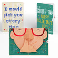 Pick You Every Time Valentine Pop-Up Card and Sentiment Set for Girlfriend