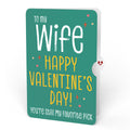 Pick You Every Time Valentine Pop-Up Card and Sentiment Set for Wife