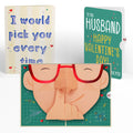 Pick You Every Time Valentine Pop-Up Card and Sentiment Set for Husband
