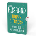 Pick You Every Time Birthday Pop-Up Card and Sentiment Set for Husband