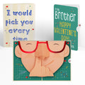 Pick You Every Time Valentine Pop-Up Card and Sentiment Set for Brother