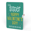 Pick You Every Time Valentine Pop-Up Card and Sentiment Set for Sister