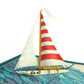Sailboat on the Horizon Valentine Pop-Up Card and No Rocking Sentiment Set