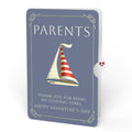 Sailboat on the Horizon Valentine Pop-Up Card and Sentiment Set for Parents