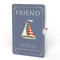 Sailboat on the Horizon Valentine Pop-Up Card and Sentiment Set for Friend