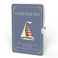 'Ahoy There' Valentine Plushpop Card and Sentiment Set for Girlfriend