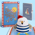 'Ahoy There' Valentine Plushpop Card and Sentiment Set for Granddaughter