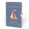 'Ahoy There' Valentine Plushpop Card and Sentiment Set for Granddaughter