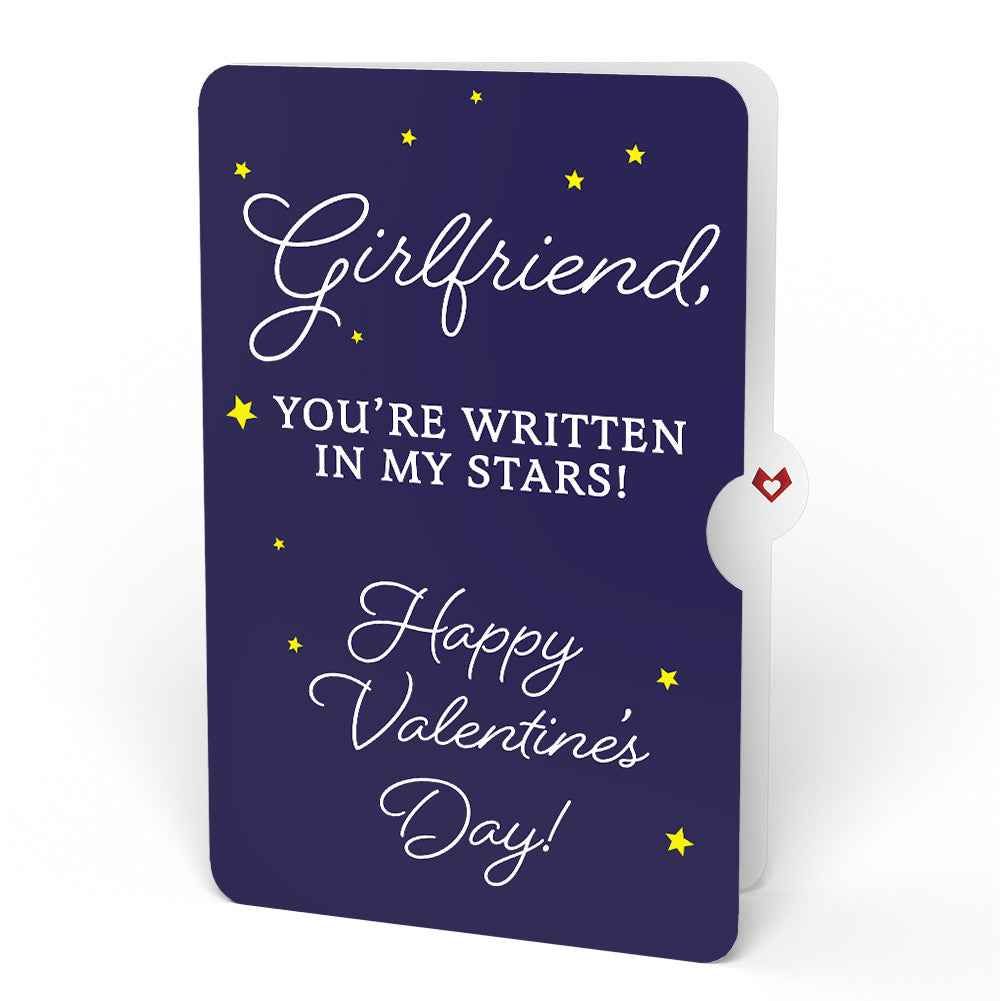 Love You to the Moon and Back Valentine Light-Up Pop-Up Card and Sentiment Set for Girlfriend