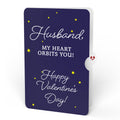 Love You to the Moon and Back Valentine Light-Up Pop-Up Card and Sentiment Set for Husband