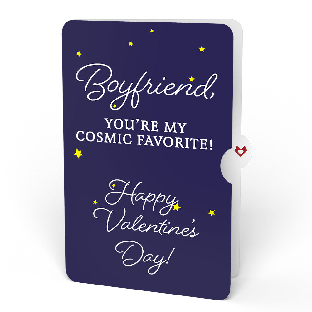 Celestial Sky Valentine Light-Up Bouquet and Sentiment Set for Boyfriend