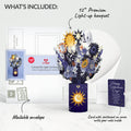 Celestial Sky Valentine Light-Up Bouquet and Sentiment Set