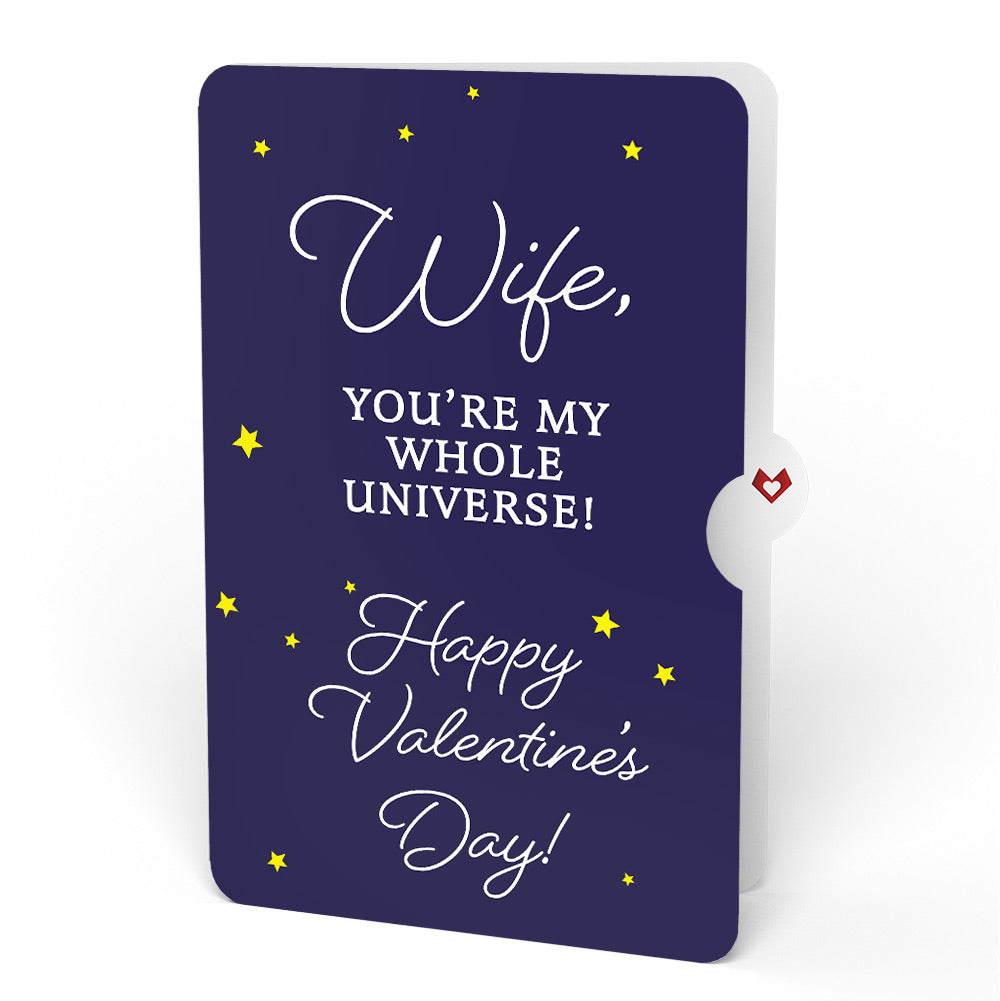 Shine Bright Valentine Pop-Up Card and Sentiment Set for Wife