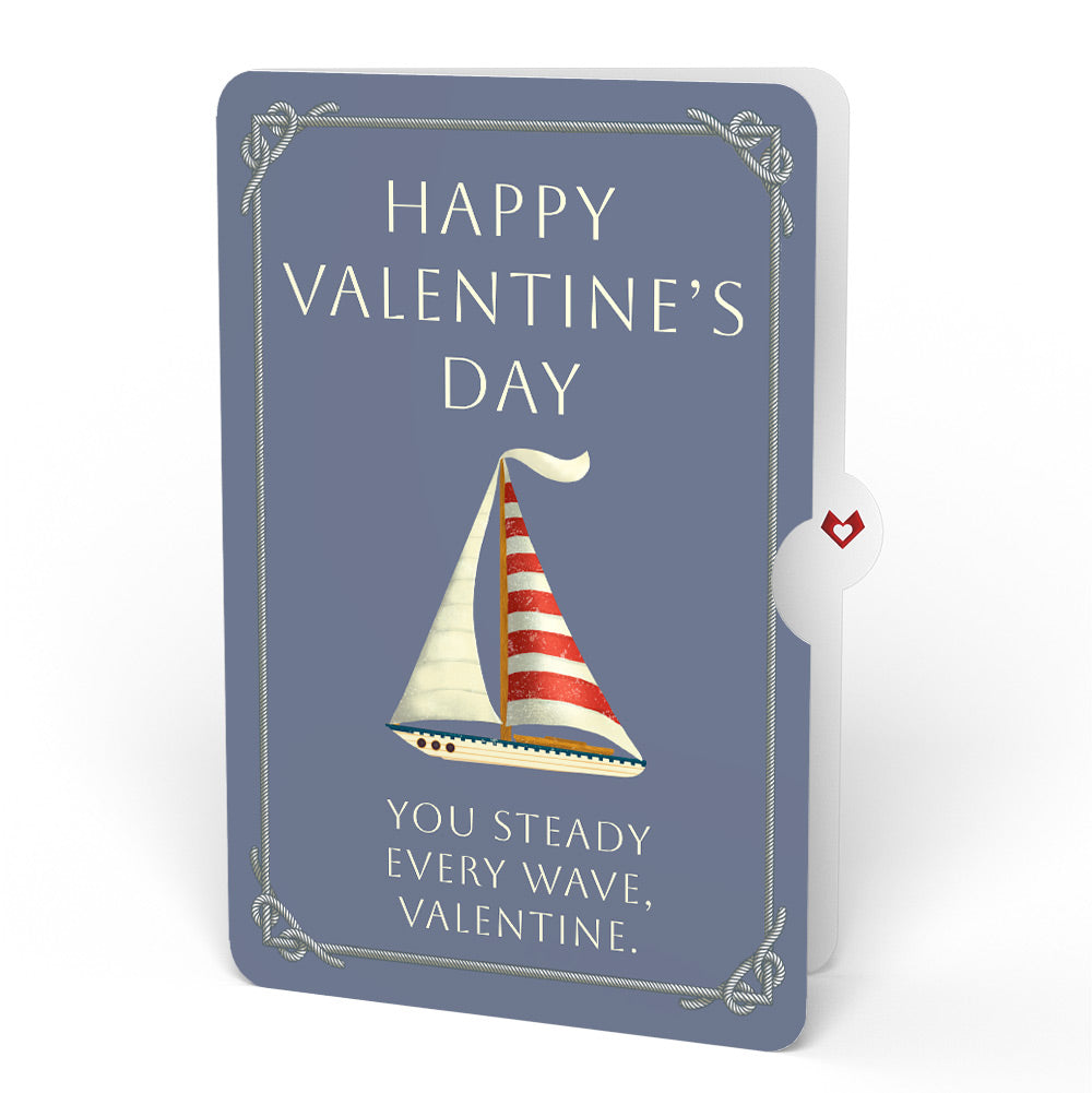 'Ahoy There' Valentine Plushpop Card and Sentiment Set