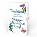 Sunlit Hydrangeas Valentine Suncatcher Bouquet and Sentiment Set for Boyfriend