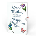 Sunlit Hydrangeas Valentine Suncatcher Bouquet and Sentiment Set for Grandmother