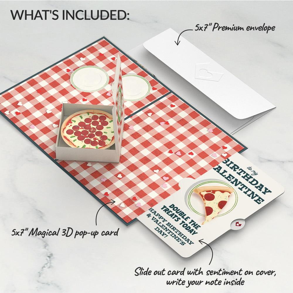 Pizza Love Birthday Pop-Up Card and Sentiment Set