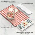 Pizza Love Valentine Pop-Up Card and Sentiment Set for Fiancé