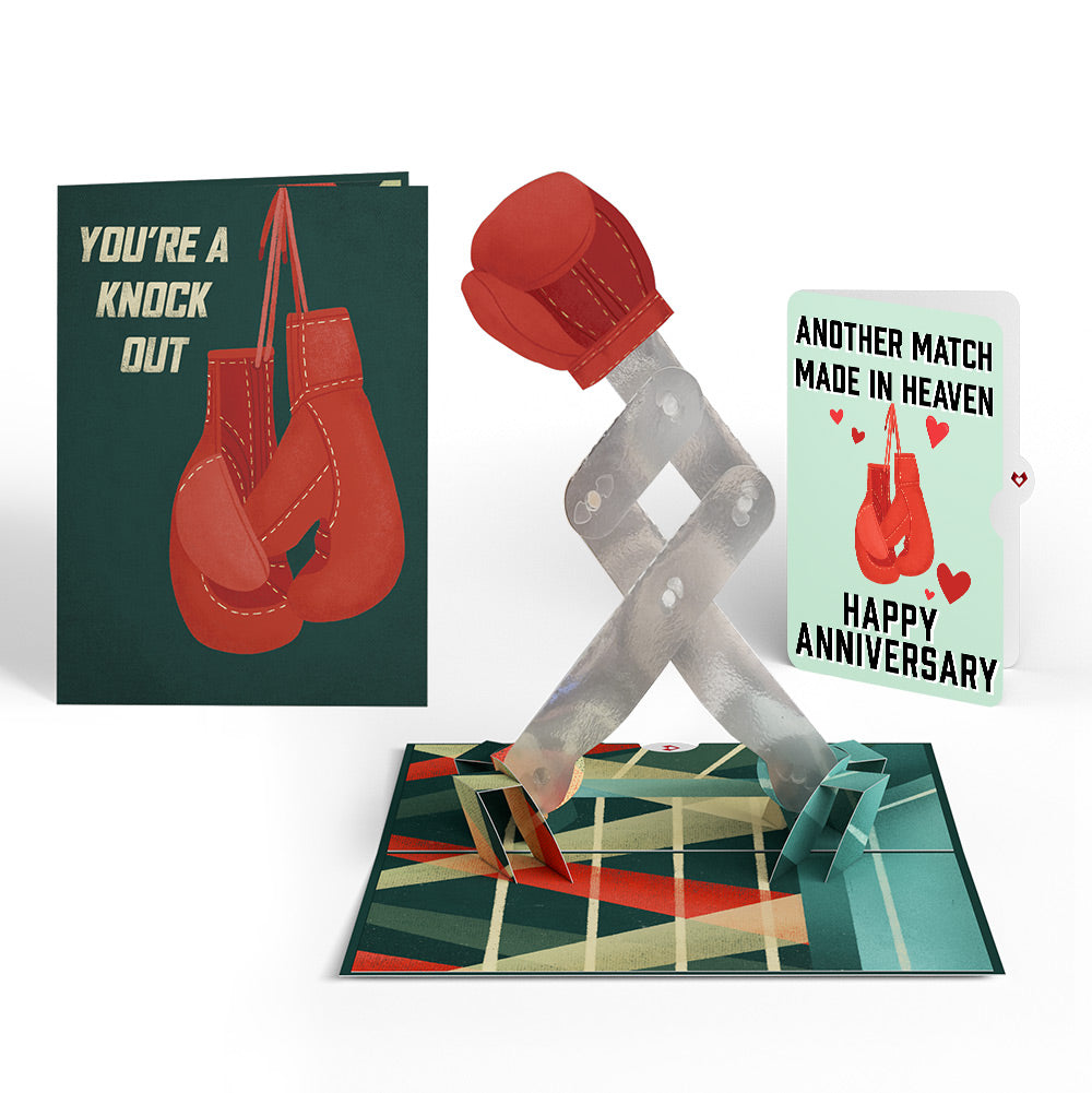 You're a Knock Out Anniversary Pop-Up Card and Sentiment Set