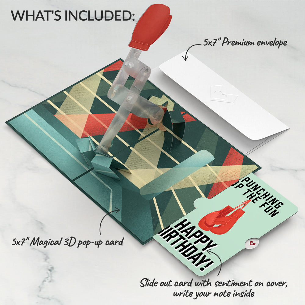 You're a Knock Out Birthday Pop-Up Card and Sentiment Set