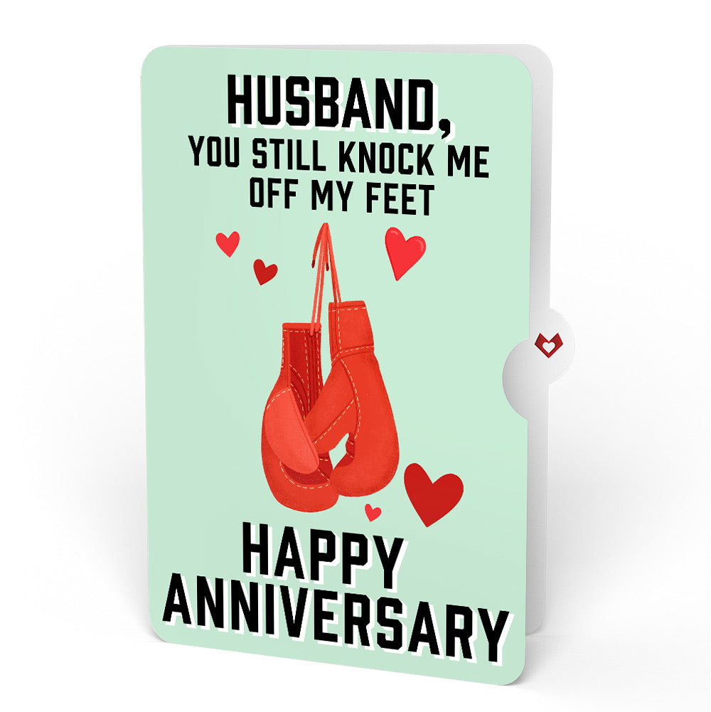You're a Knock Out Anniversary Pop-Up Card and Sentiment Set for Husband