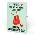 You're a Knock Out Valentine Pop-Up Card and Sentiment Set for Wife