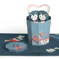 Life Without You Is Trash Possums Anniversary Pop-Up Card and Sentiment Set for Husband