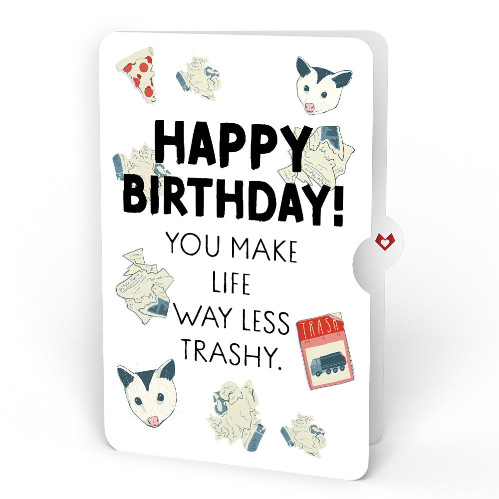 Party Possums Birthday Glitter Bouquet and Sentiment Set