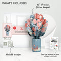 Party Possums Birthday Glitter Bouquet and Sentiment Set