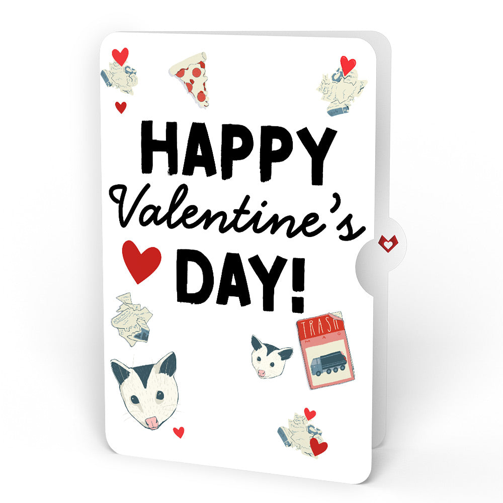 Party Possums Valentine Glitter Bouquet and Sentiment Set