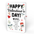 Party Possums Valentine Glitter Bouquet and Sentiment Set for Wife