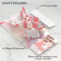 Hogs and Kisses Valentine Music and Light Pop-Up Card and Sentiment Set